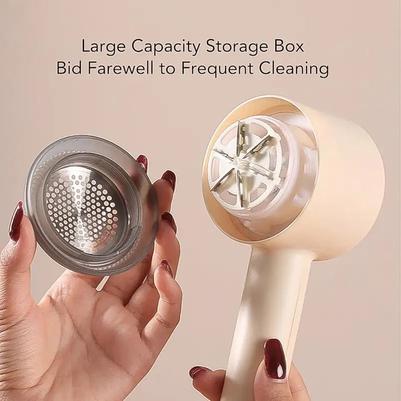 FabricFresh Portable Lint Remover – USB Rechargeable Clothes Defuzzer