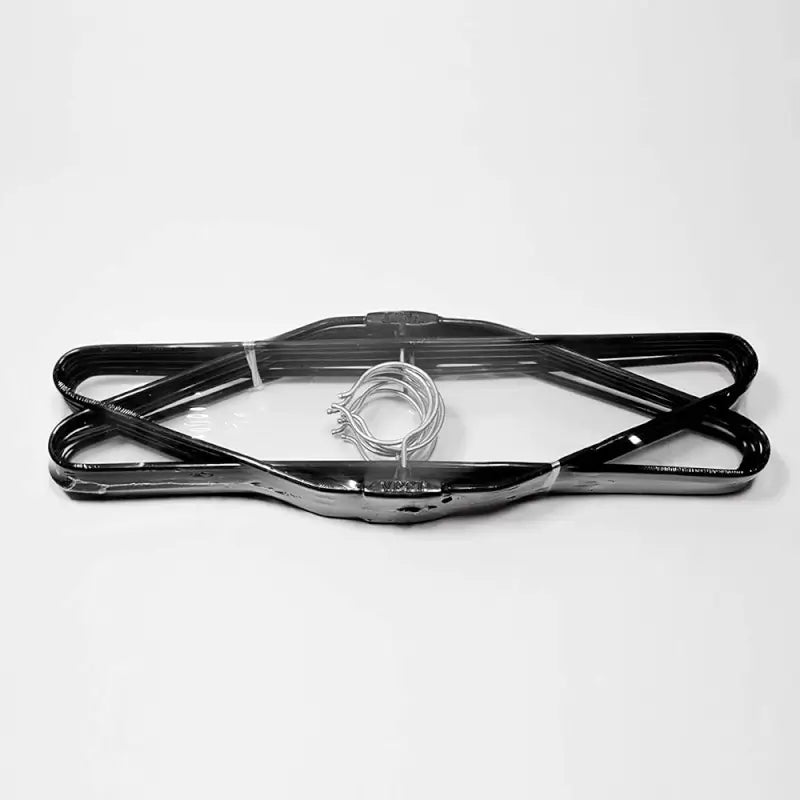 Stainless Steel Clothes Hangers Set (10 Pieces) | Durable Slim Metal Garment Hangers for Shirts, Sarees, Dresses & Pants