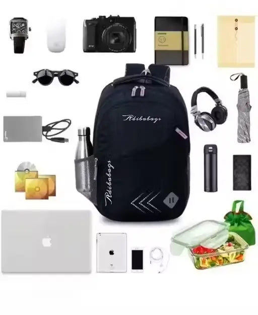 UrbanCarry 35L Waterproof Laptop Backpack – Casual Canvas Travel Bag