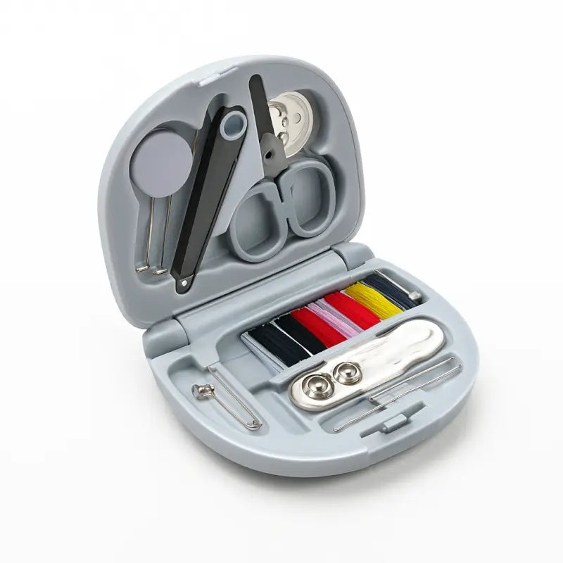 Mini Travel Sewing Kit | Portable All-in-One DIY Sewing Set with Threads, Needles & Scissors | Emergency Repair Kit for Beginners