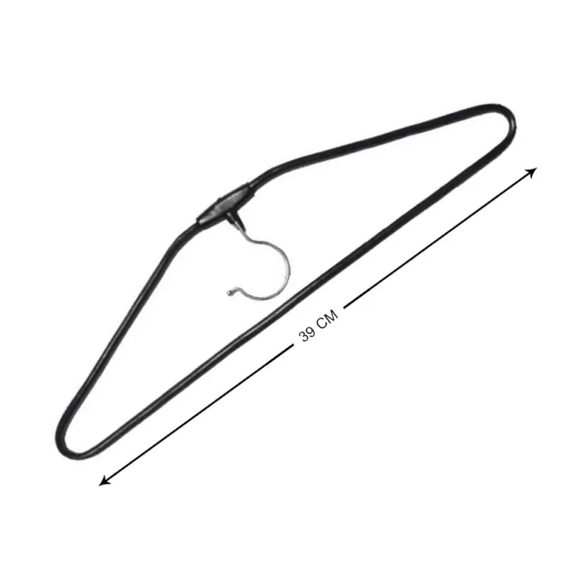 Stainless Steel Clothes Hangers Set (10 Pieces) | Durable Slim Metal Garment Hangers for Shirts, Sarees, Dresses & Pants