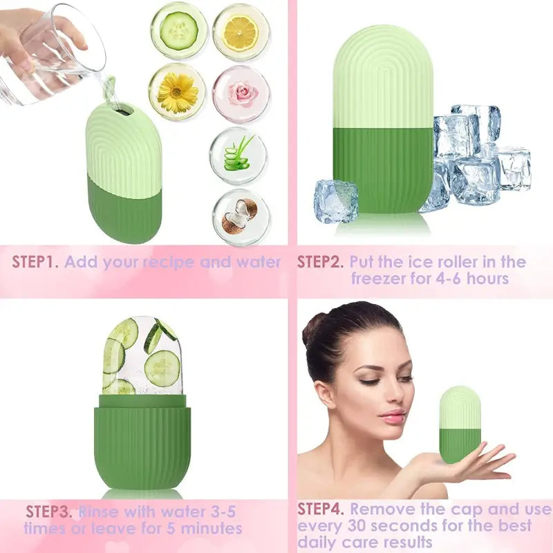 Beauty Ice Roller for Face Massager & Eye Care – Reusable Facial Ice Roller (Loose)