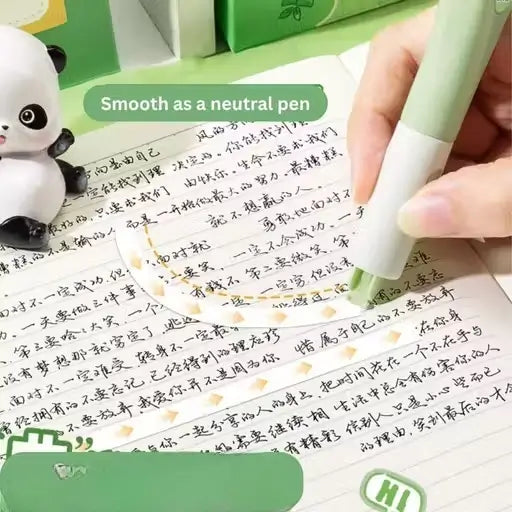PandaFix Correction Tape Pens – Cute Panda Eraser Tape Set (Pack of 3)