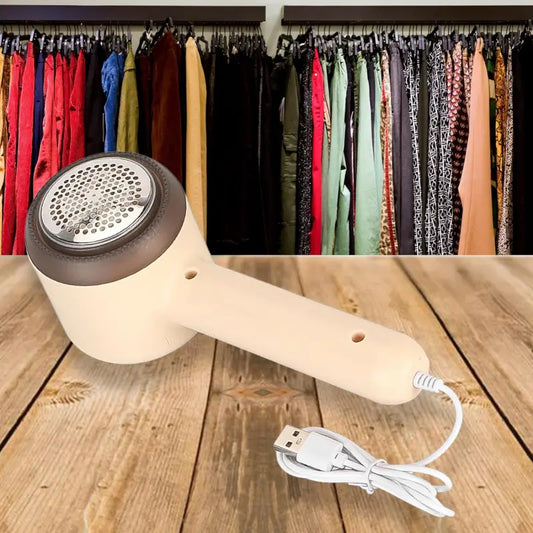 FabricFresh Portable Lint Remover – USB Rechargeable Clothes Defuzzer