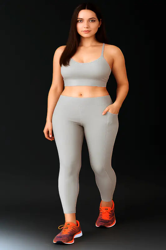 FlexFit Premium Yoga Tights – Breathable Stretch Gym Leggings for Women