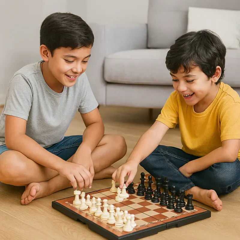 Premium Portable Chess Set – Foldable Travel Board