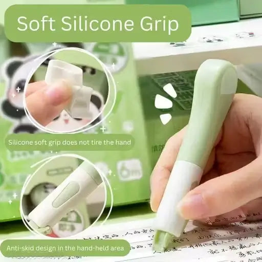 PandaFix Correction Tape Pens – Cute Panda Eraser Tape Set (Pack of 3)