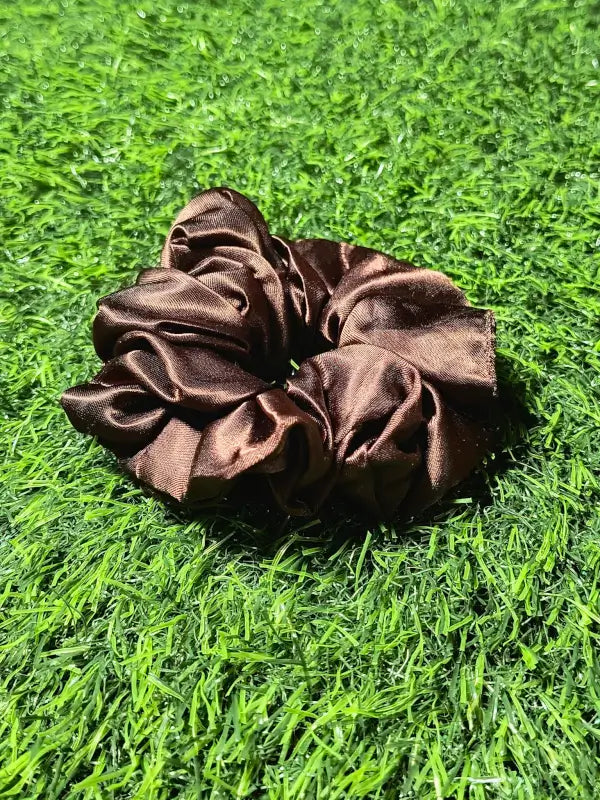 Luxury Satin Hair Scrunchies (Pack of 5) | Soft Hair Ties for Women & Girls | Anti-Breakage Hair Bands in Elegant Shades