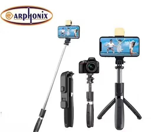 SnapPro Bluetooth Extendable Selfie Stick Tripod – Wireless Remote