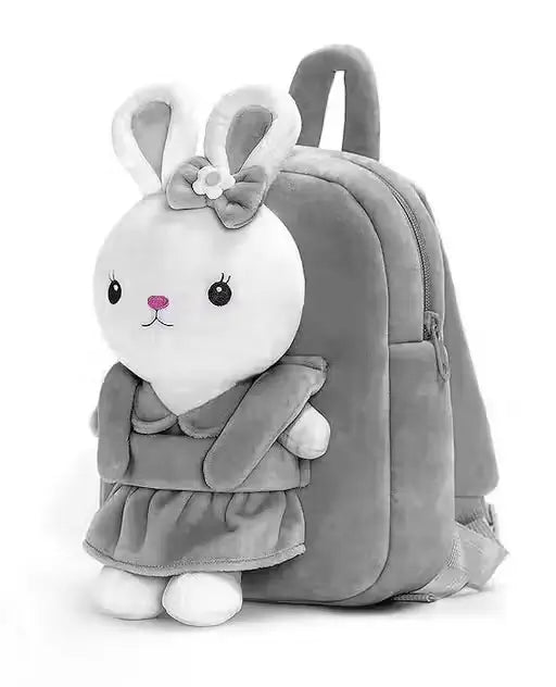 CuddlePack Kids Velvet School Bag – Plush Backpack