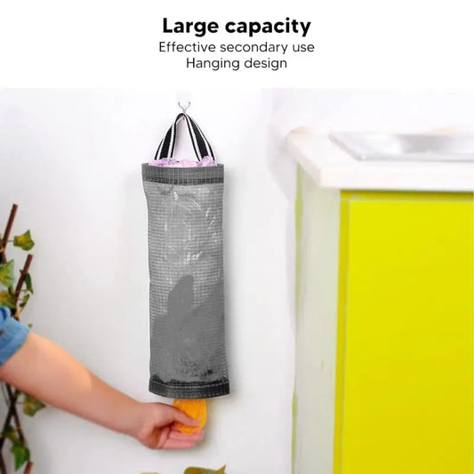HangEase Waste Bag Holder – Large Capacity Hanging Garbage Bag Organizer