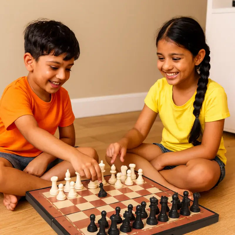 Premium Portable Chess Set – Foldable Travel Board