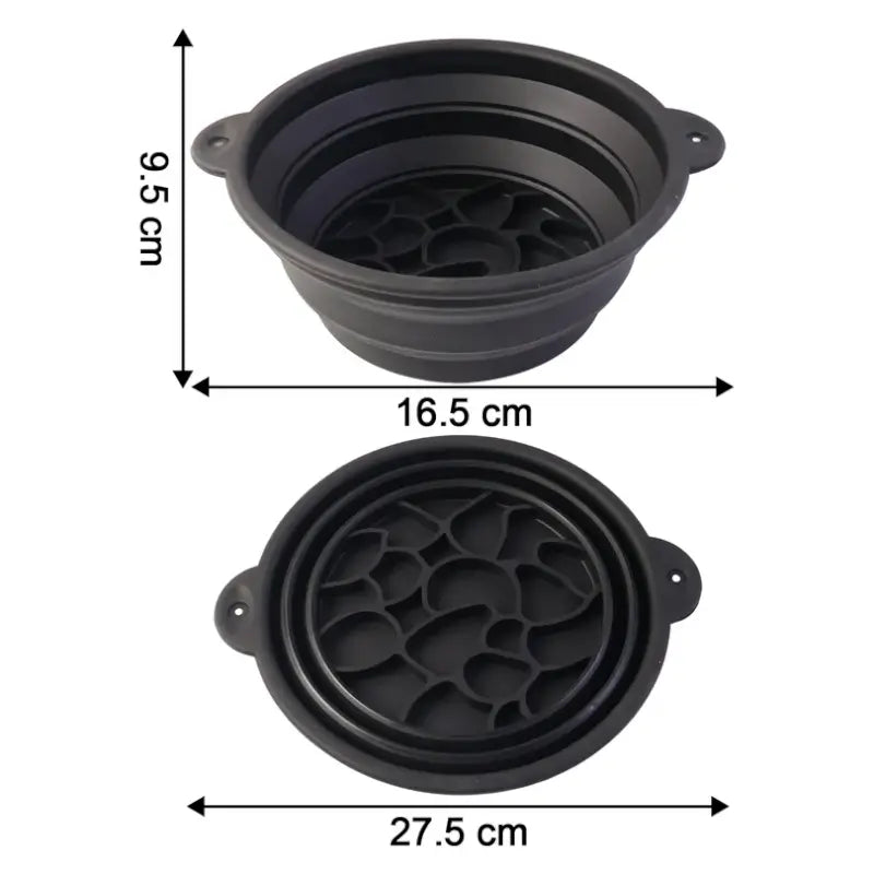 Silicone Ice Facial Bowl with Built-In Ice Tray | Foldable Facial Ice Bath Bowl for Skin Care (1 Pc)