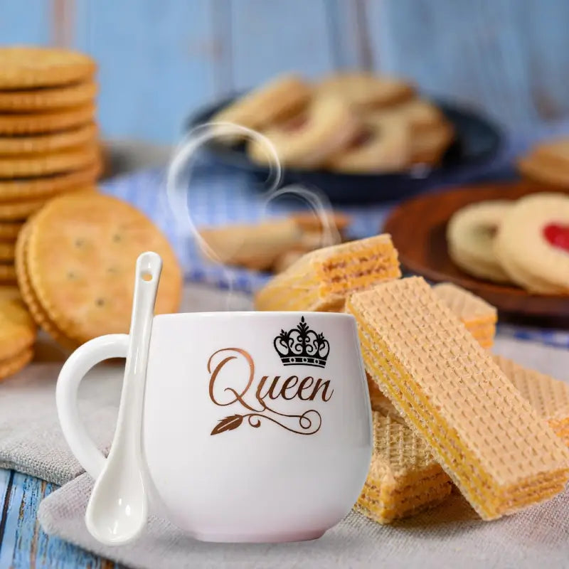GiftSip Designer Coffee Mug Set – Ceramic Mug with Spoon & Gift Box