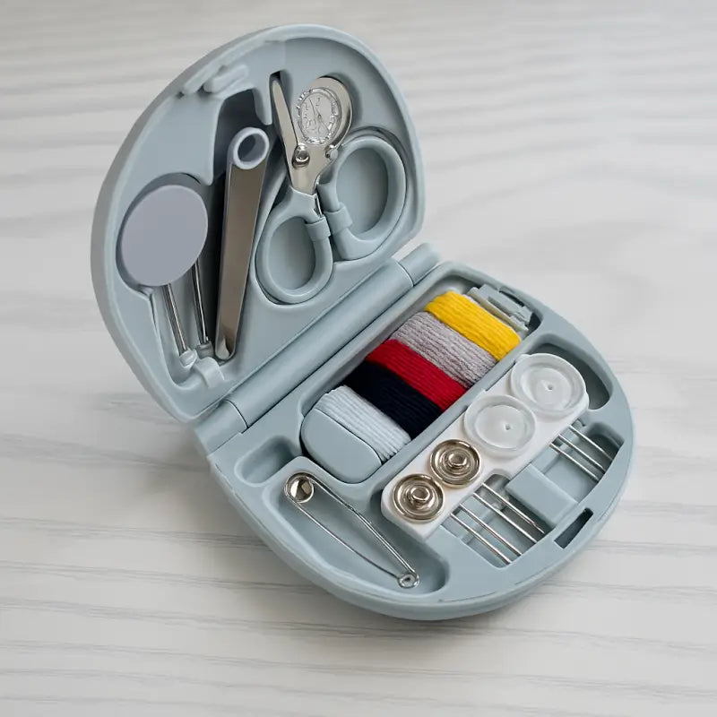 Mini Travel Sewing Kit | Portable All-in-One DIY Sewing Set with Threads, Needles & Scissors | Emergency Repair Kit for Beginners